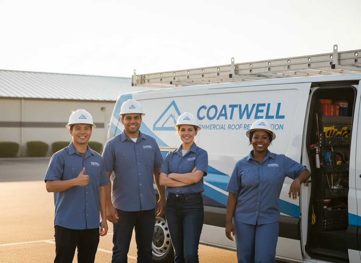 Commercial roof coating company in Sherborn, MA